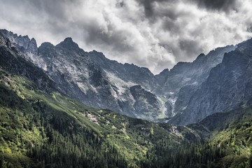 Fototapeta na wymiar Landscape of Tatra Mountains