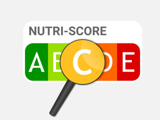 loupe nutri-score - nutriscore - indice C
