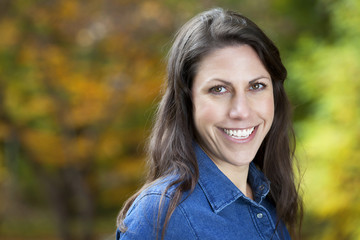 Portrait Of A Mature Woman Smiling At the Camera