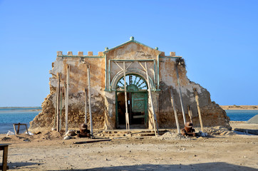 Suakin - old ruined turkish harbour in Sudan
