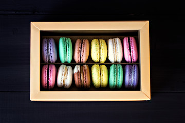 Multicolored macaroons