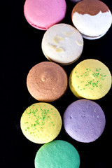 Multicolored macaroons