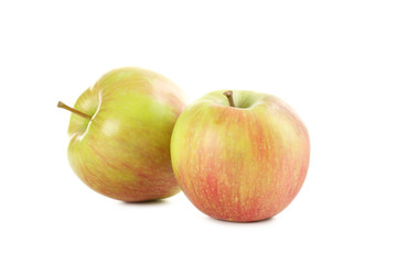 Sweet apples isolated on a white background