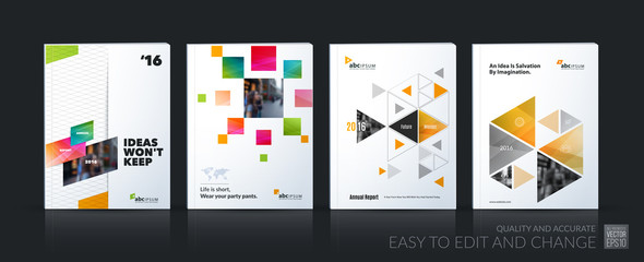 Abstract vector business template. Brochure layout, cover modern