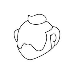 Grandfather adult elder cartoon icon vector illustration graphic design