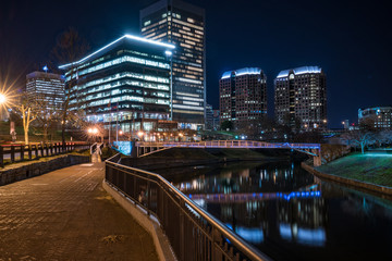 Richmond, Virgina Night Skyline