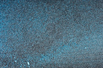 Smeared Texture of blue beauty Eyeshadow