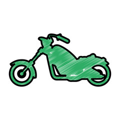 Custom vintage motorcycle icon vector illustration graphic design