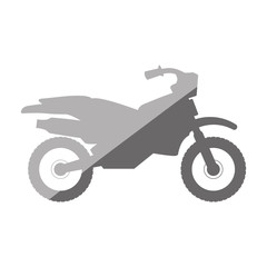 Obraz premium Enduro motorcycle silhouette icon vector illustration graphic design