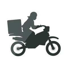 Fototapeta na wymiar Enduro motorcycle silhouette icon vector illustration graphic design icon vector illustration graphic design