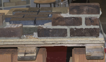 Brick wall masonry element