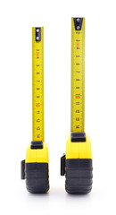 Measure tapes isolated.