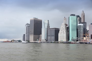 Fototapeta premium New York rain clouds
