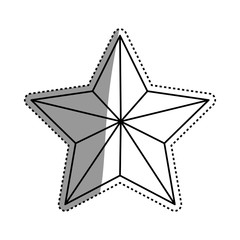 star shape decoration vector icon illustration graphic design