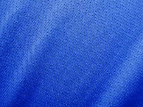 Blue Sports Clothing Fabric Jersey Texture