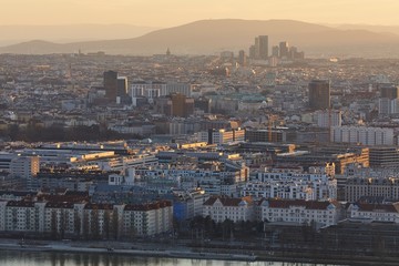 Obraz premium Vienna Dusk View