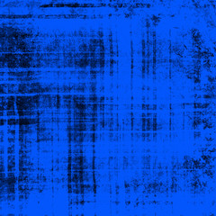 Fototapeta premium Grunge blue wall background or texture