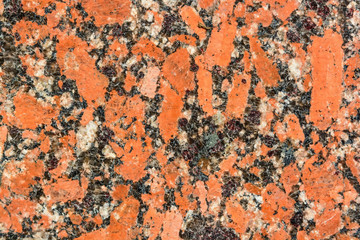 Red granite texture background