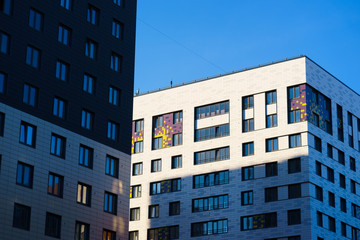 new apartment buildings on the skyline