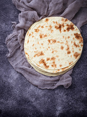 Mexican corn tortillas