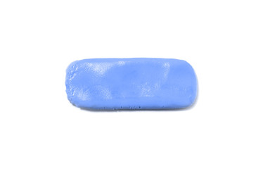 plasticine texture isolated on white background