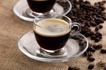 Coffee on Table, Cafe, Coffee Bean