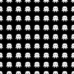 Emoji Baby Vampires Motif Seamless Pattern