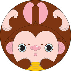 12 Chinese Zodiacs Series _ Monkey