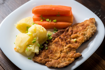 pork with vegetables - small portion