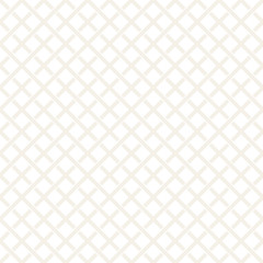 Weave Seamless Pattern. Stylish Repeating Texture. Black and White Geometric Vector Illustration.