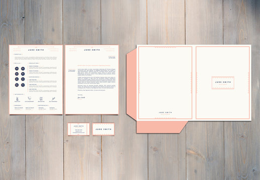Resume, Business Card, and  Mailer 2