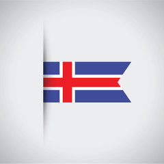 Obraz premium iceland flag