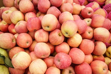 Foto op Plexiglas Fuji A pile of fuji apples