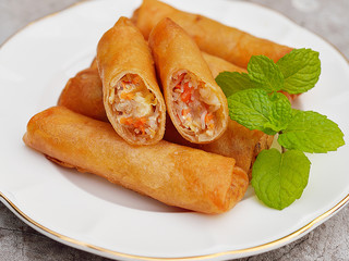 deep fried spring rolls