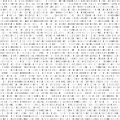 Abstract Matrix Background. Binary Computer Code. Coding and Hacker concept. Vector Illustration.