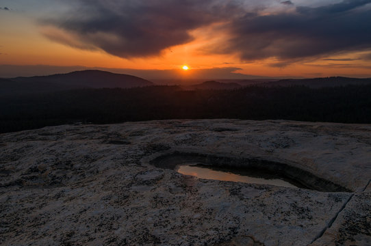 Bald Rock sunset