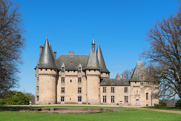 Obraz premium Chateau de Grenerie in French Limousin