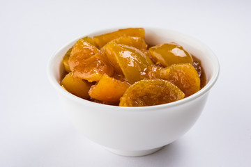 Indian lemon pickle or nimbu ka achar / loncha in hindi