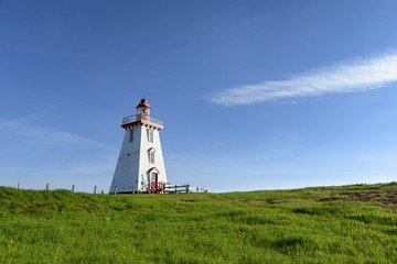 Fototapeta na wymiar Souris East Lighthouse - PEI Canada