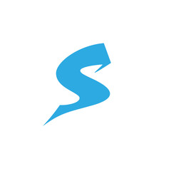 S letter stock logo design