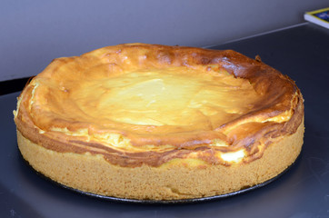 selbstgebackener Käsekuchen