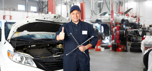 Fototapeta premium Car mechanic.