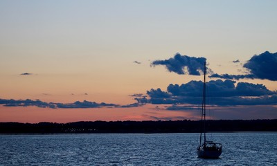 Sail on the sunset