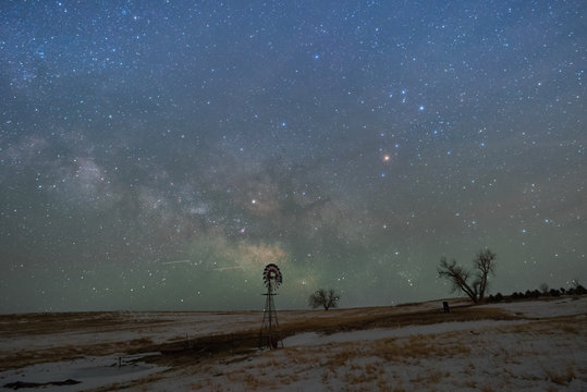 Milky Way over the Plains