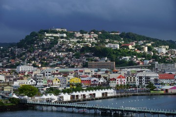 Fototapeta na wymiar Fort-de-France, Martinique Island - Lesser Antilles, French overseas territory