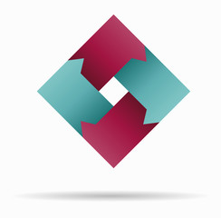 icon diamond with tokens