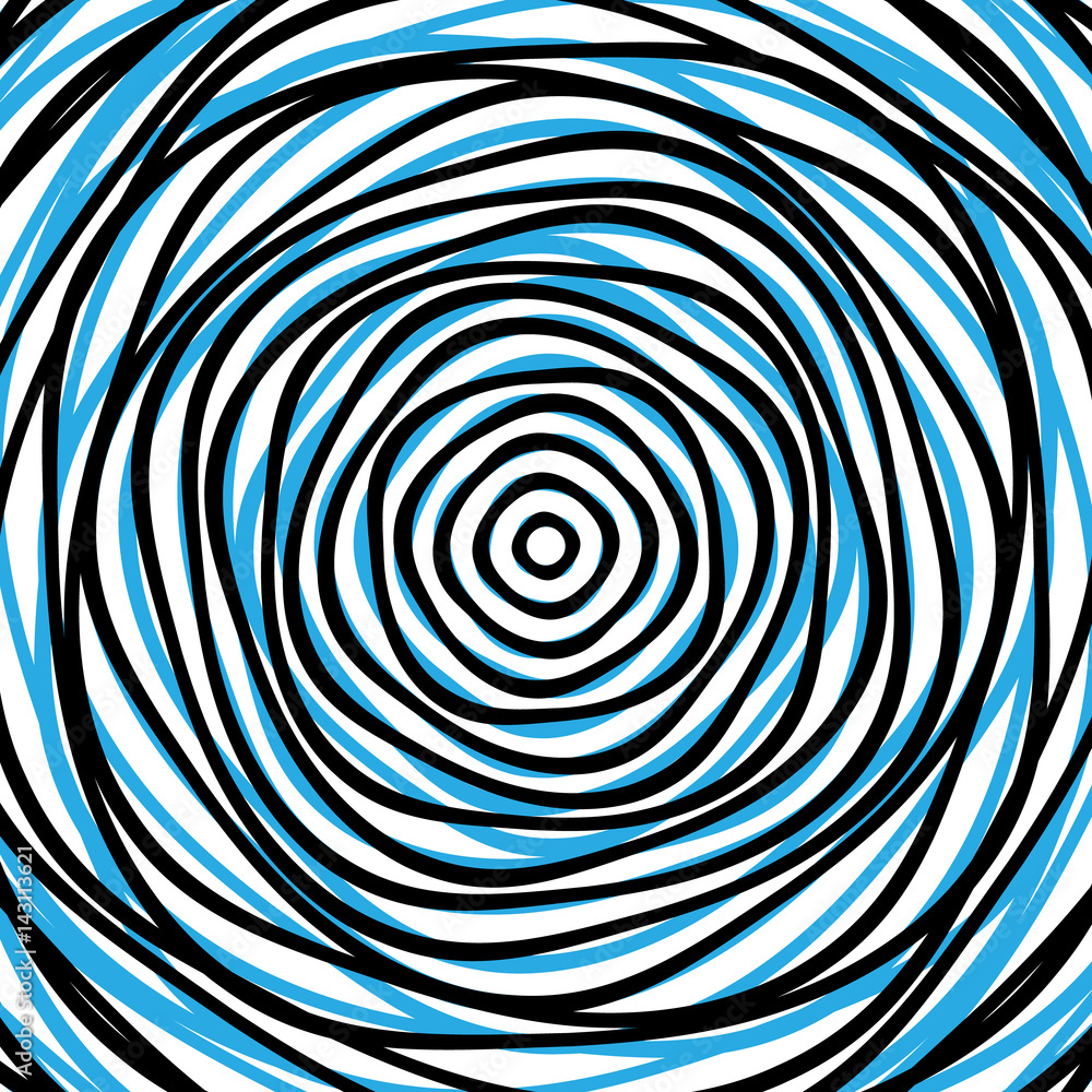 Poster random concentric circles. abstract background with irregular circular pattern