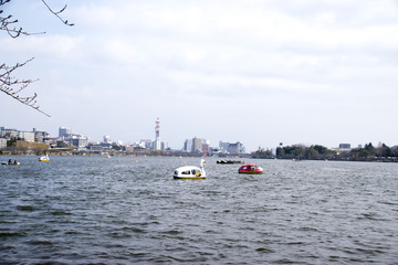 偕楽園　千波湖
