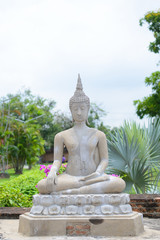 Obraz premium Buddha Statue at Wat Yai Chaimongkol, Ayutthaya, Thailand