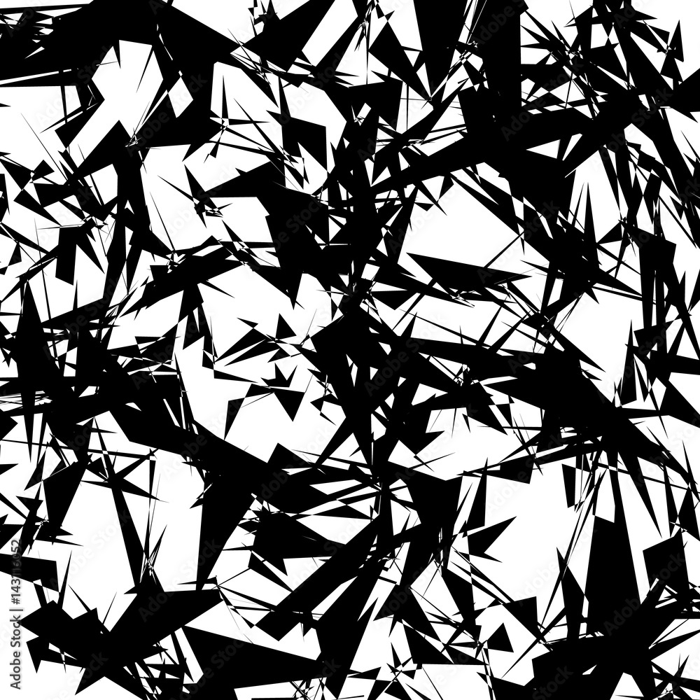 Poster chaotic, rough texture. random pattern with scattered edgy shapes. scratchy surface.